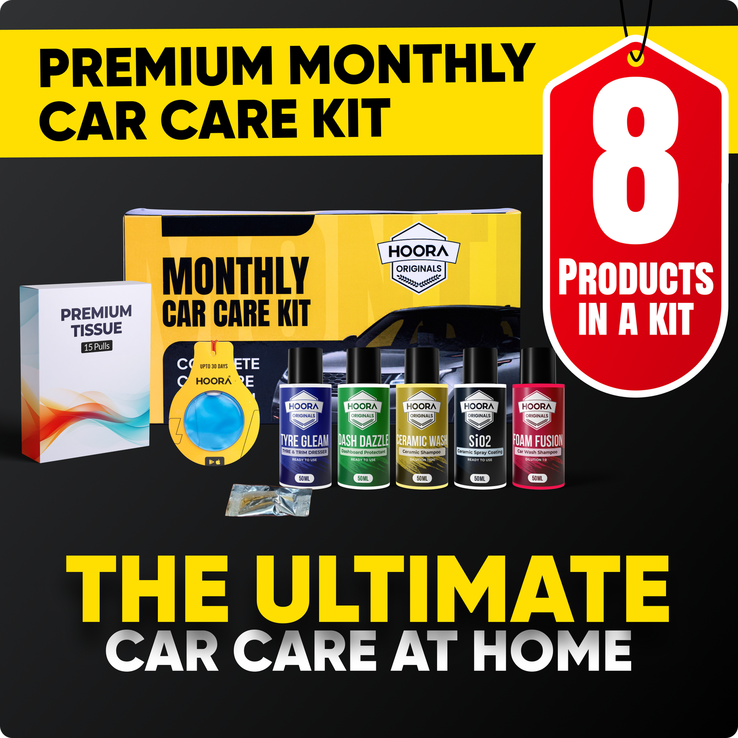 Premium Monthly Car Care Kit