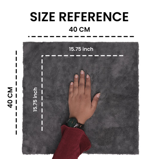 Hoora Drying Microfiber Cloth Pack of 2 (550 GSM)