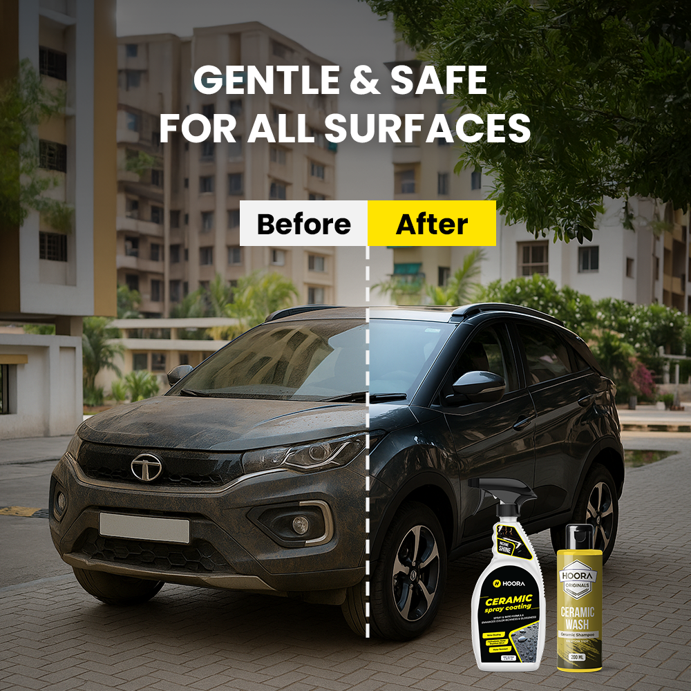 Hoora Ceramic Protection Combo (Ceramic Shampoo 500ml + Ceramic Spray Coat 650ml)