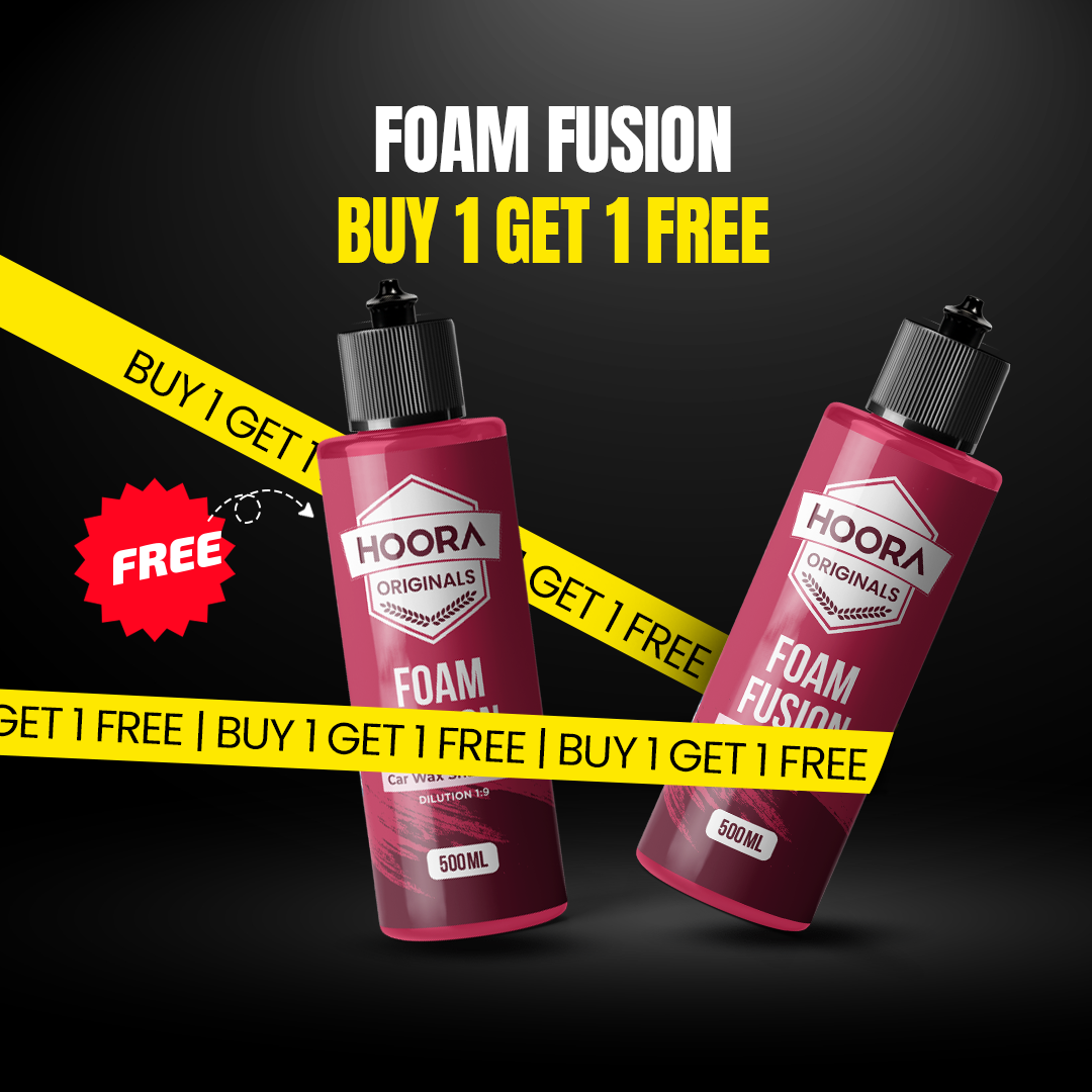 Hoora Foam Car Wash Shampoo (500 ml Thick Foam, pH Balanced) Buy 1 Get 1 Free