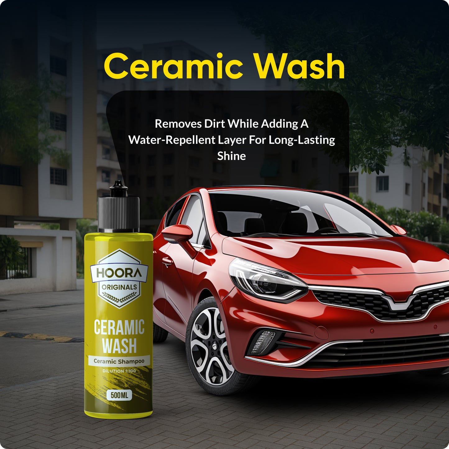 Hoora Ceramic Shampoo Wash 500ML