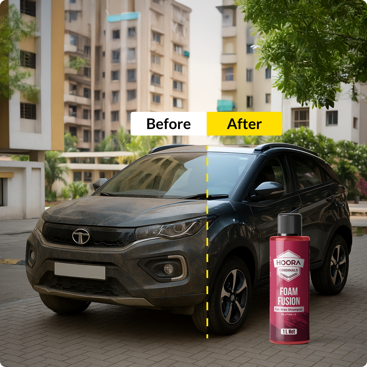 Foam Shampoo 1 LTR With Wash Mit 1 UNIT