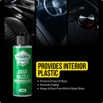 Hoora Dashboard Polish & Leather Conditioner 500ML