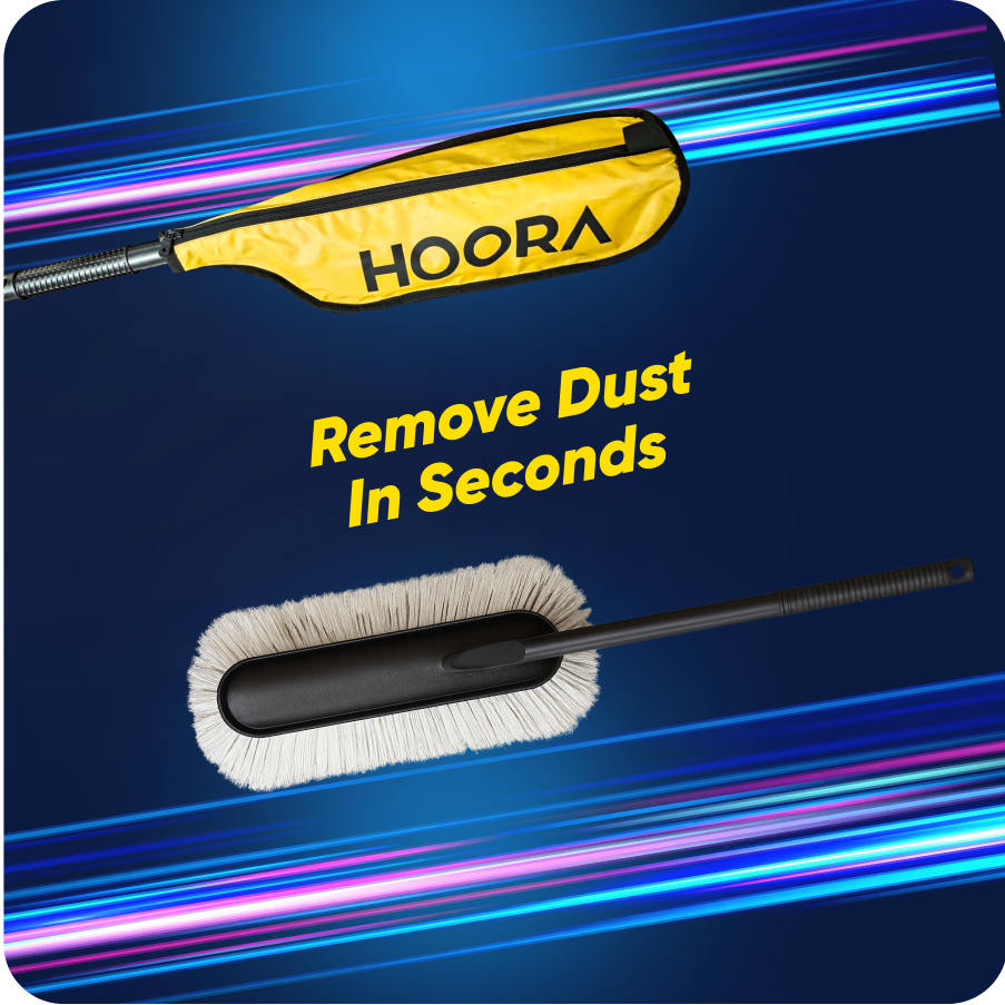 Hoora QUICK CLEAN Car Duster (with Ceramic Wax infused fibers)