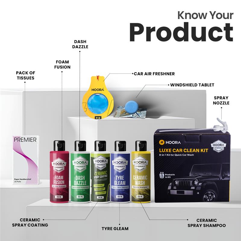Hoora Monthly Car Care Kit