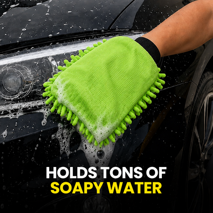 Hoora Foam Car Wash Combo (Foam Fusion Car Shampoo 500ml + Microfiber Car Wash Mitt 350 GSM)