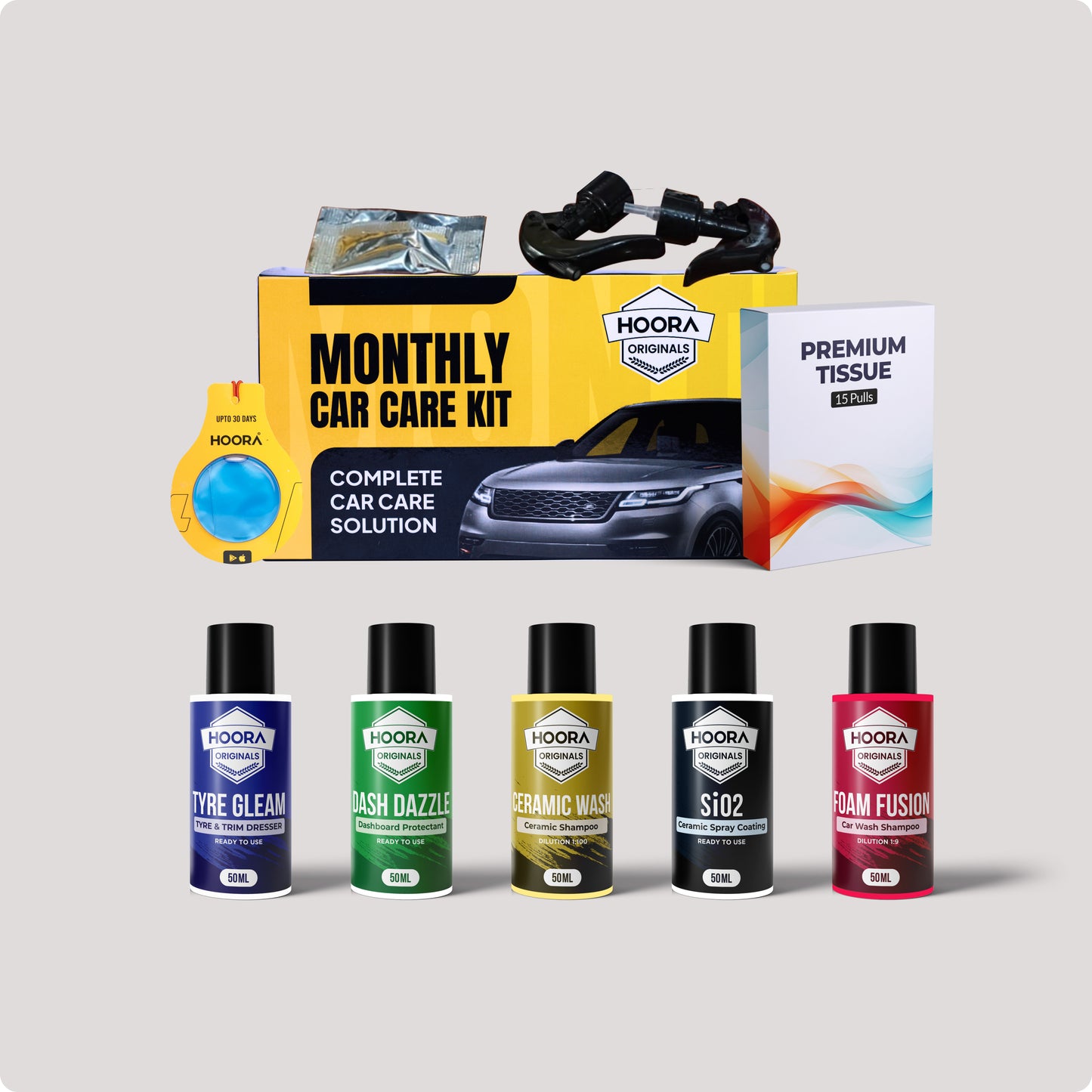 Hoora Monthly Car Care Kit