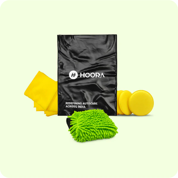 Wash Mitt + 2 Microfiber + 2 Foam Applicator