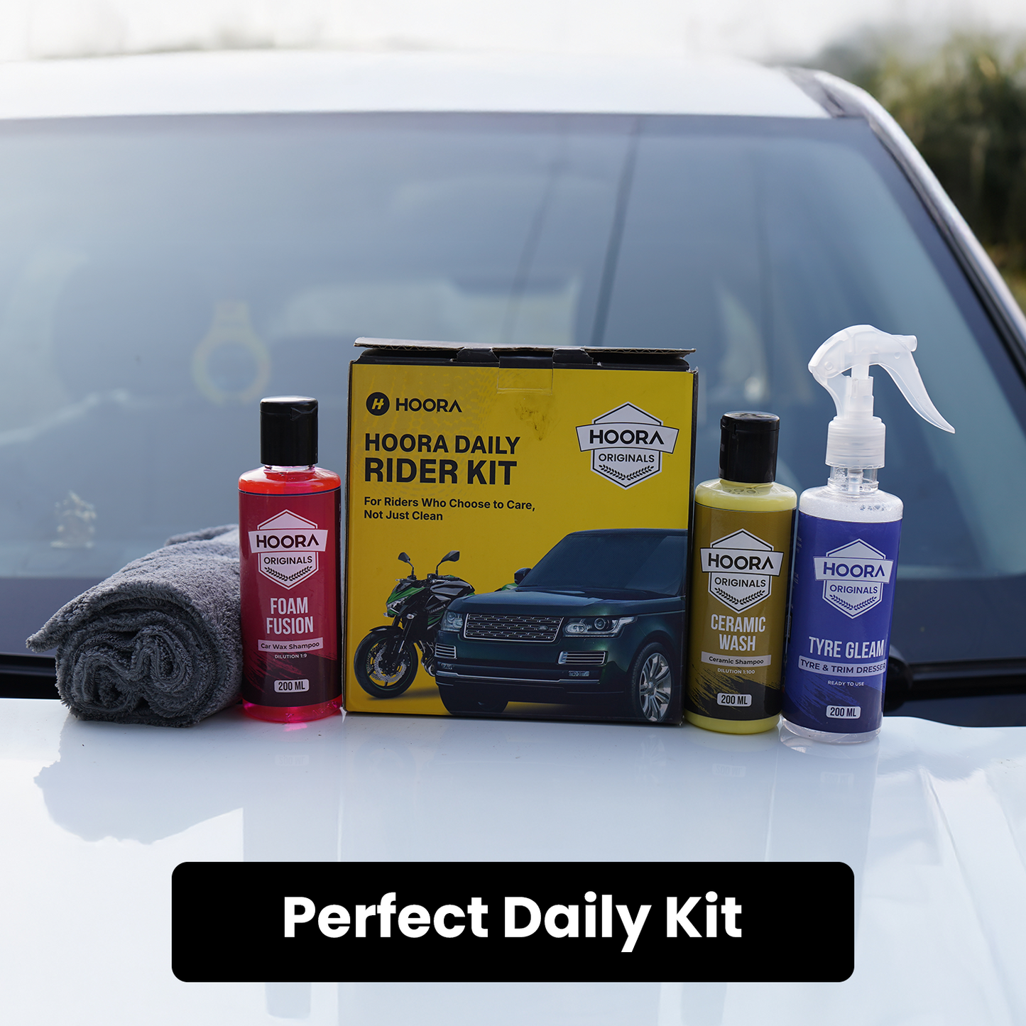 Hoora Eco Wash Kit (4-in-1 Practical Wash - 200ml Each)