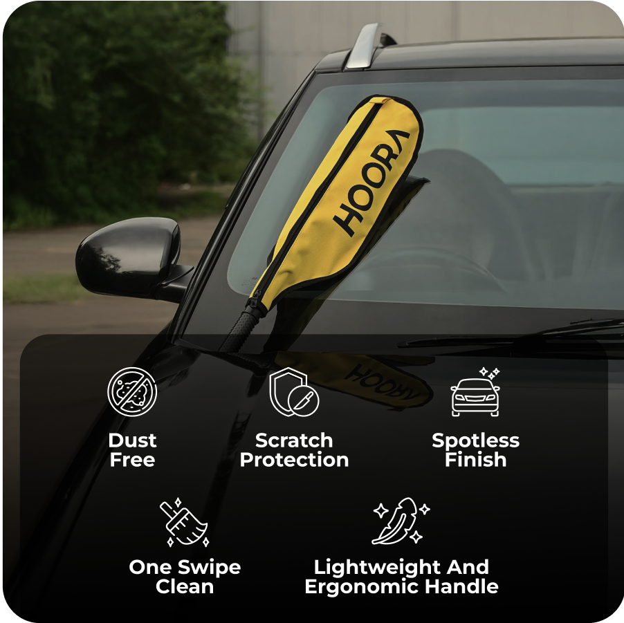 Hoora QUICK CLEAN Car Duster (with Ceramic Wax infused fibers)