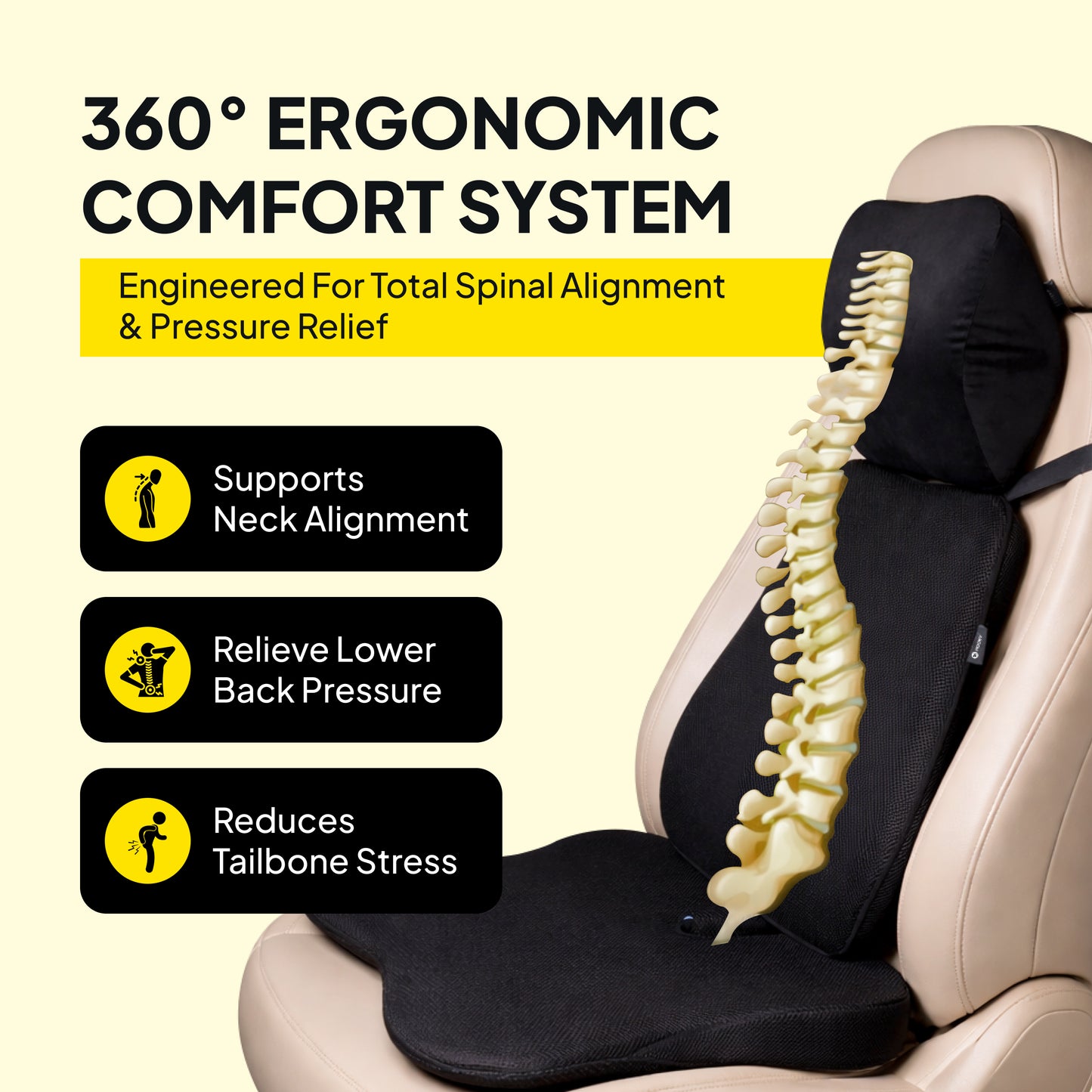 Hoora Car Comfort Combo