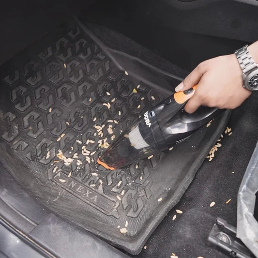 Road Trip Companion Box (Wired Vacuum Cleaner + Air Freshener + Dustbin + Tissue Box)
