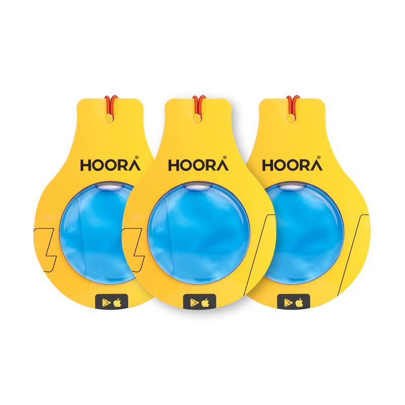 Hoora Car Air Freshener Pack of 3 (With Slow-Diffusion Tech) - Hoora