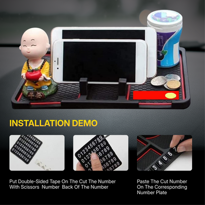 Hoora Car Anti-Slip Pad (Red)