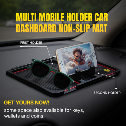 Hoora Car Anti-Slip Pad (Red)