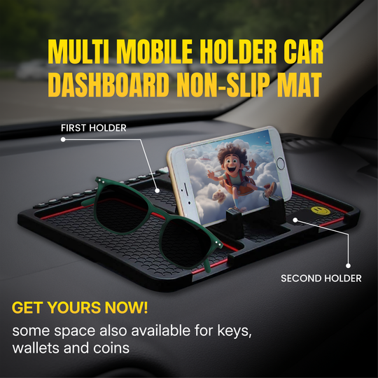 Hoora Car Anti-Slip Pad (Red)