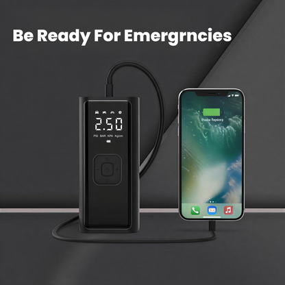 Hoora Wireless Tyre Inflator (With Digital Auto-Shutoff)