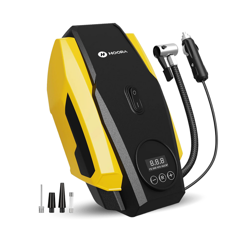 Hoora Wired Tyre Inflator 12V (With Auto Shut-Off) - Hoora