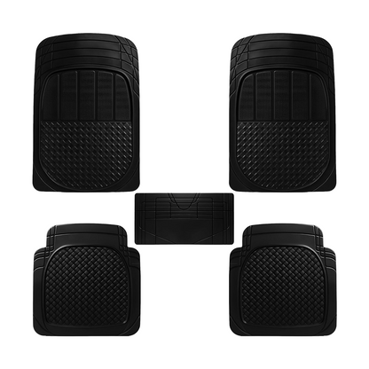 Hoora Universal Rubber Car Floor Mats (With Anti-Slip Smart Grip)