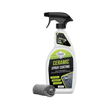 Hoora Ceramic Spray Coating and One Microfiber Cloth Combo