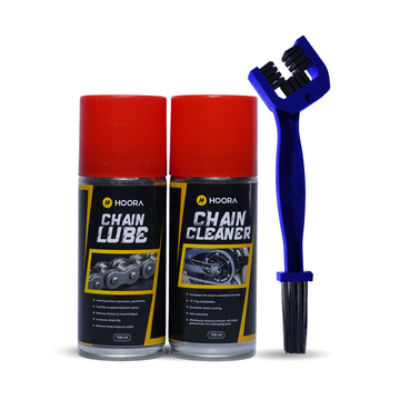 Hoora Bike Chain Care Combo (With Deep Degreasing Formula -  500ml/100ml Each)