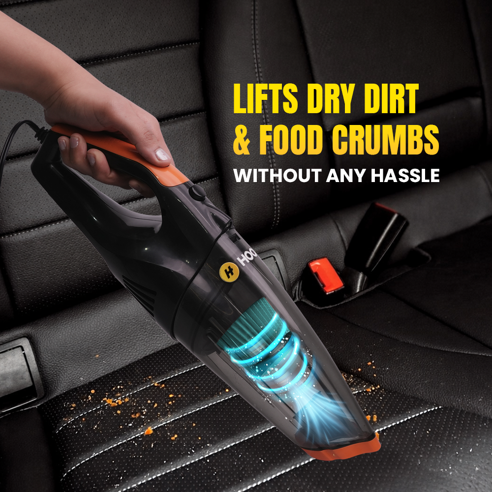 Hoora Wired Car Vacuum Cleaner (With HEPA Filter)