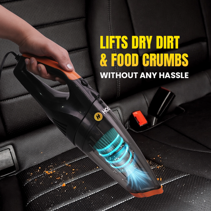 Hoora Wired Car Vacuum Cleaner (With HEPA Filter)