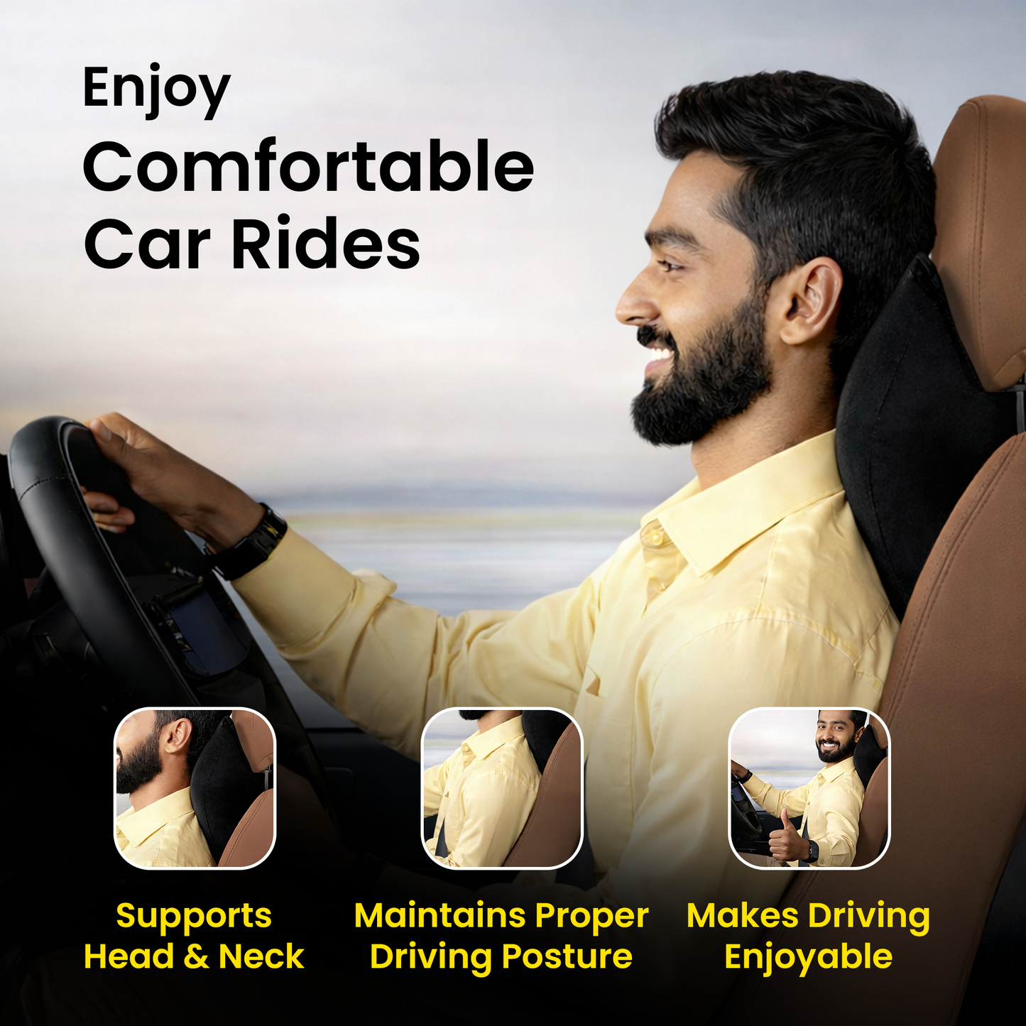 Hoora Ultimate Car Neck Rest Pillow