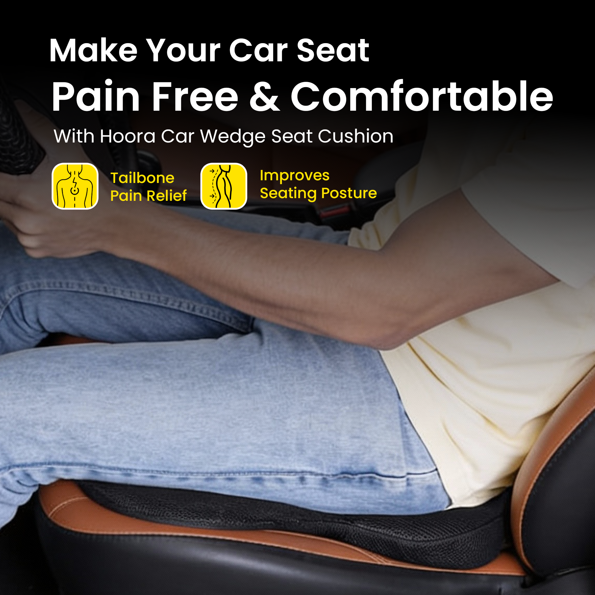 Hoora Tail Bone Pillow (Pack Of 1)