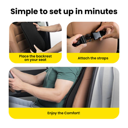 Hoora Ultimate Car Backrest Cushion