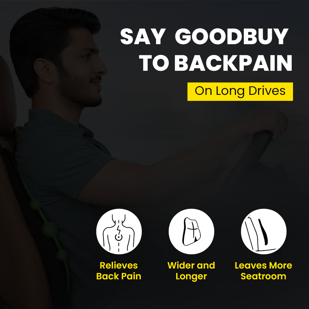 Hoora Back Pillow (With Lumbar Support)