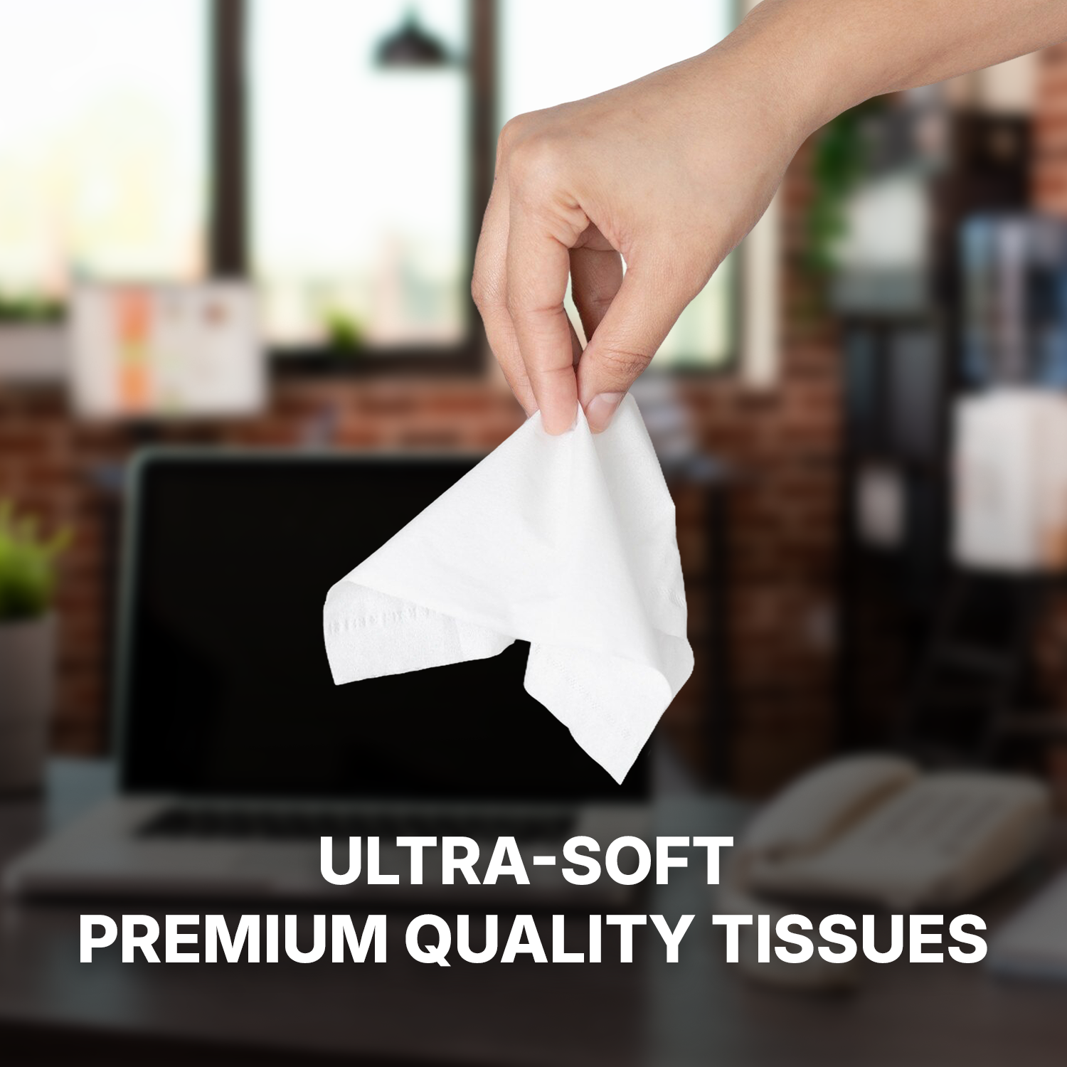 Hoora Premium Tissue Box (Ultra-Soft & Highly Absorbent)