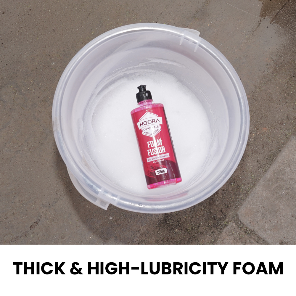 Hoora Foam Fusion Car Shampoo 200ml (With Thick-Foam Technology)