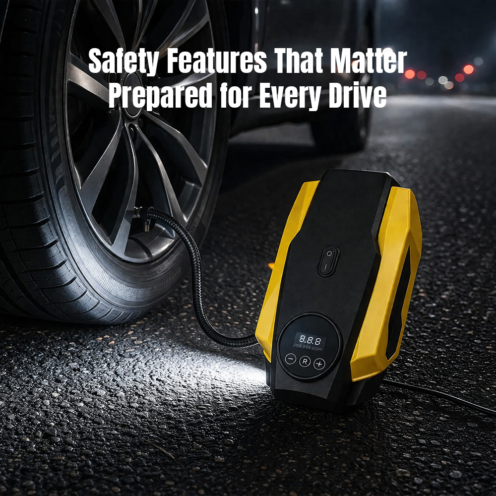 Hoora Wired Tyre Inflator 12V (With Auto Shut-Off)