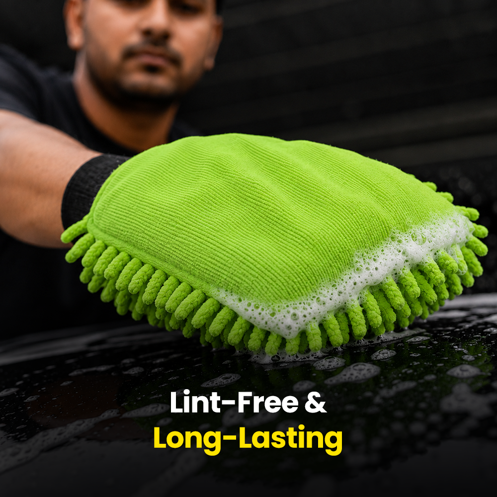 Hoora Hybrid Ceramic Spray Coat 650ml + Microfiber Car Wash Mitt (For Showroom Shine)