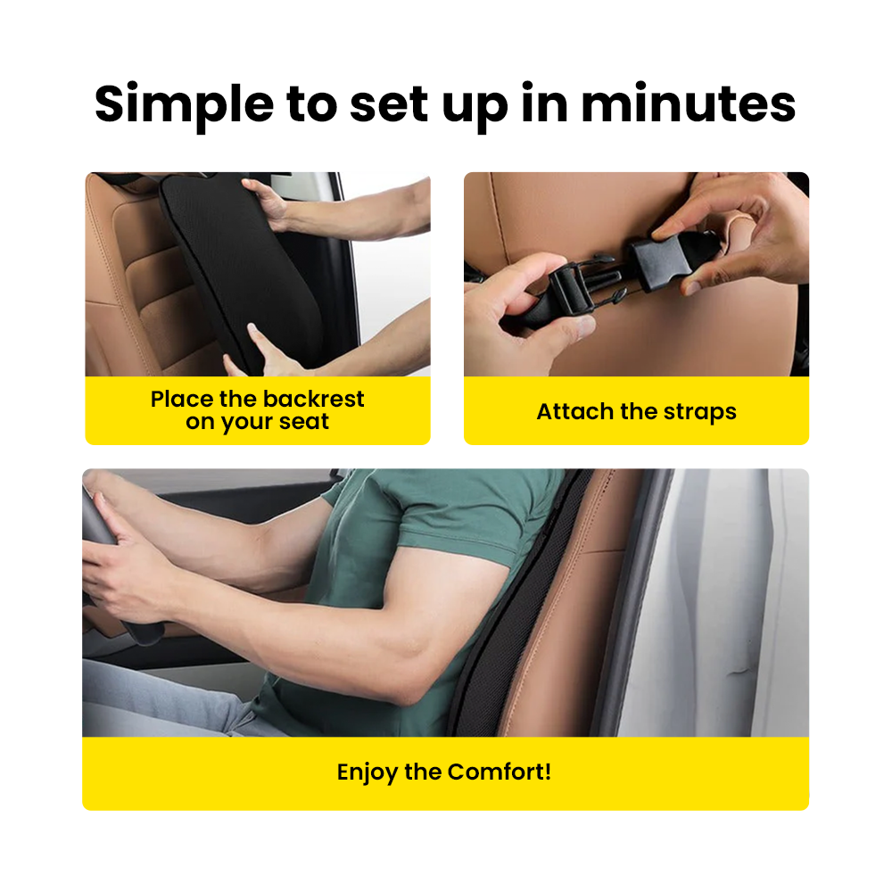 Hoora Back Pillow (With Lumbar Support)
