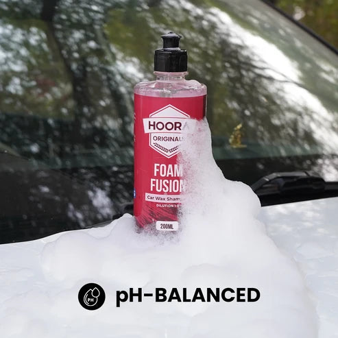 Hoora Foam Fusion Car Shampoo 200ml Pack Of 2 (With Thick-Foam Technology)