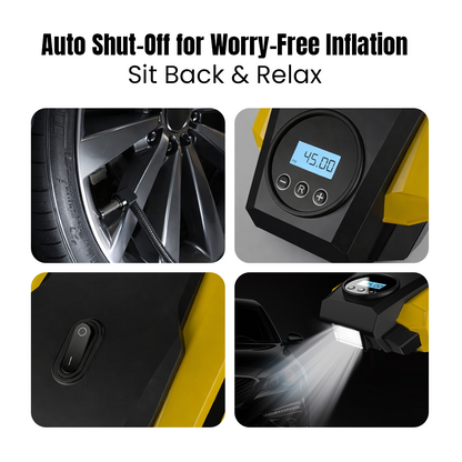 Hoora Wired Tyre Inflator 12V (With Auto Shut-Off)