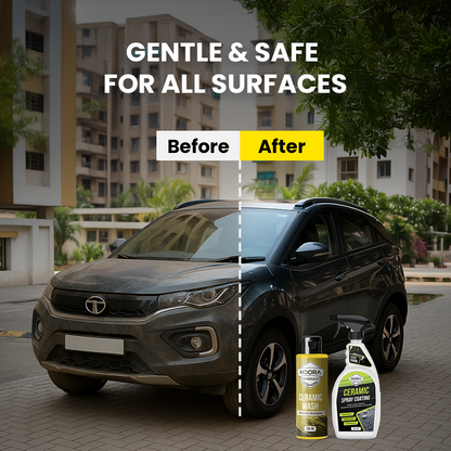 Hoora Ceramic Protection Combo (Ceramic Shampoo 500ml + Ceramic Spray Coat 650ml)