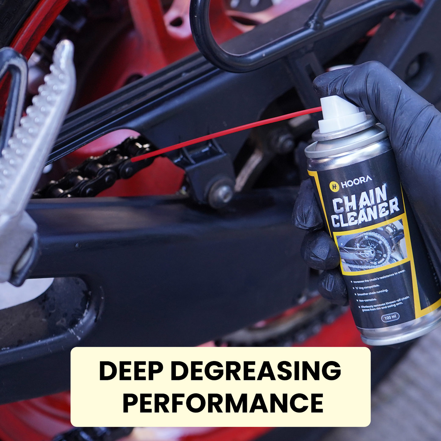 Hoora Chain Cleaner & Chain lube with cleaning brush