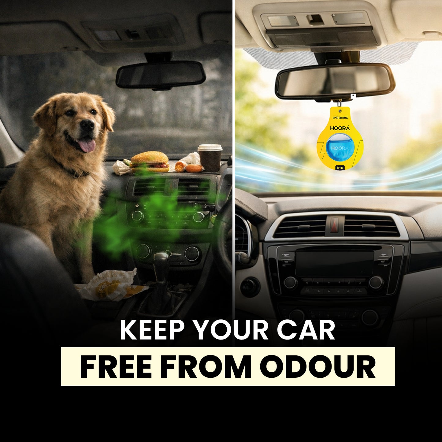 Hoora Car Air Freshener Pack of 3