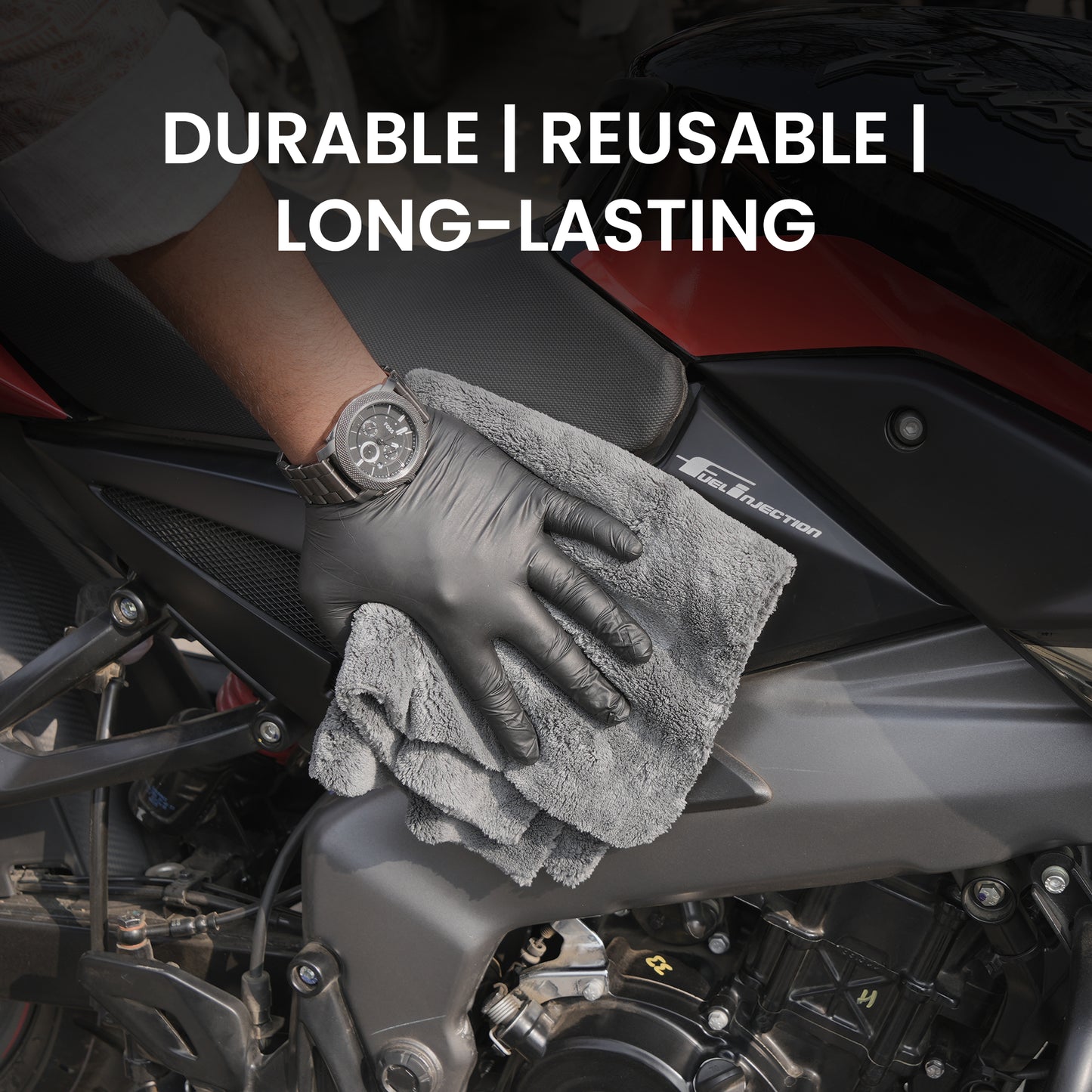 Hoora Drying Microfiber Cloth Pack of 2 (550 GSM)