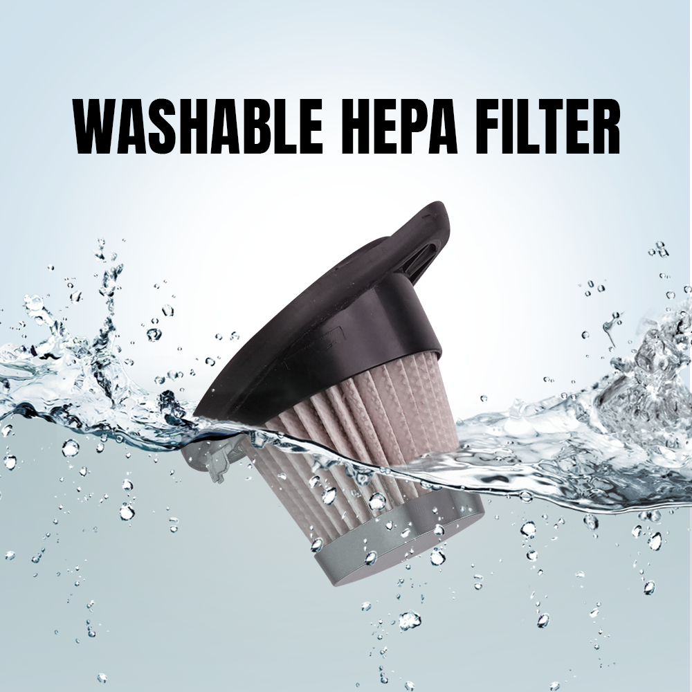Hoora Wired Car Vacuum Cleaner (With HEPA Filter)