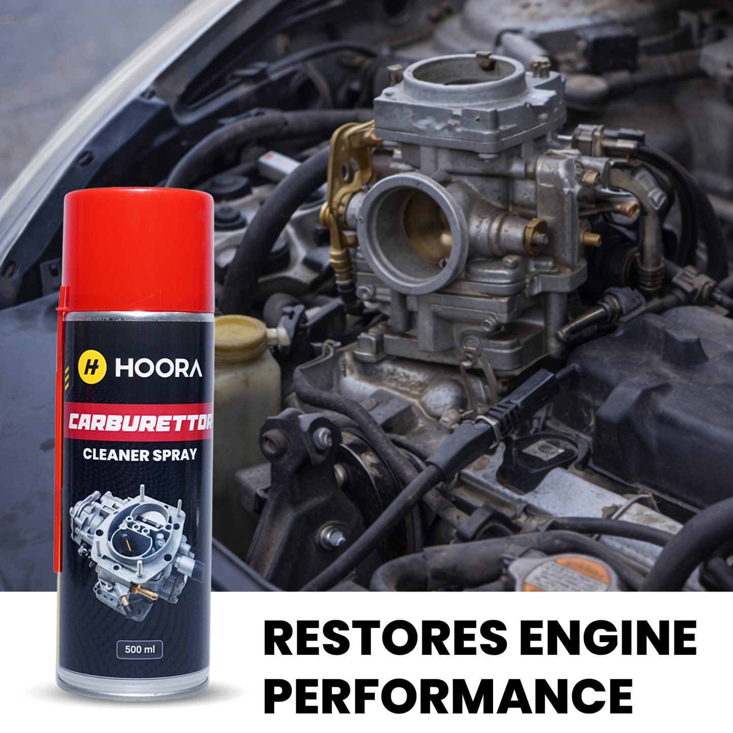 Hoora Carburetor Cleaner (Advanced Solvent Formula)