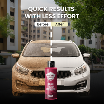 Hoora Foam Fusion Car Shampoo 200ml (With Thick-Foam Technology)