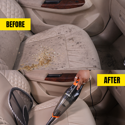 Hoora Wired Car Vacuum Cleaner (With HEPA Filter)