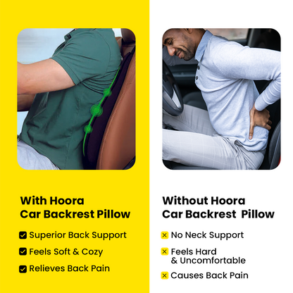 Hoora Back Pillow (With Lumbar Support)