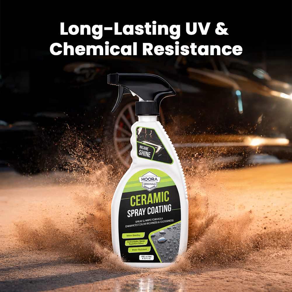 Hoora Ceramic Spray Coating and One Microfiber Cloth Combo