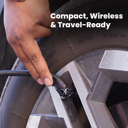 Hoora Wireless Tyre Inflator (With Digital Auto-Shutoff)