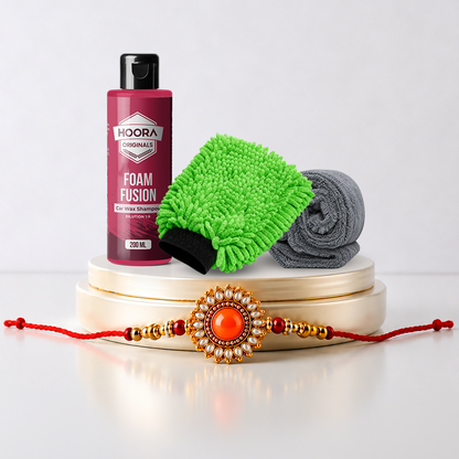 Weekend Wash Box (Foam Shampoo 500ml + Wash Mitt + 550 GSM Cloth)